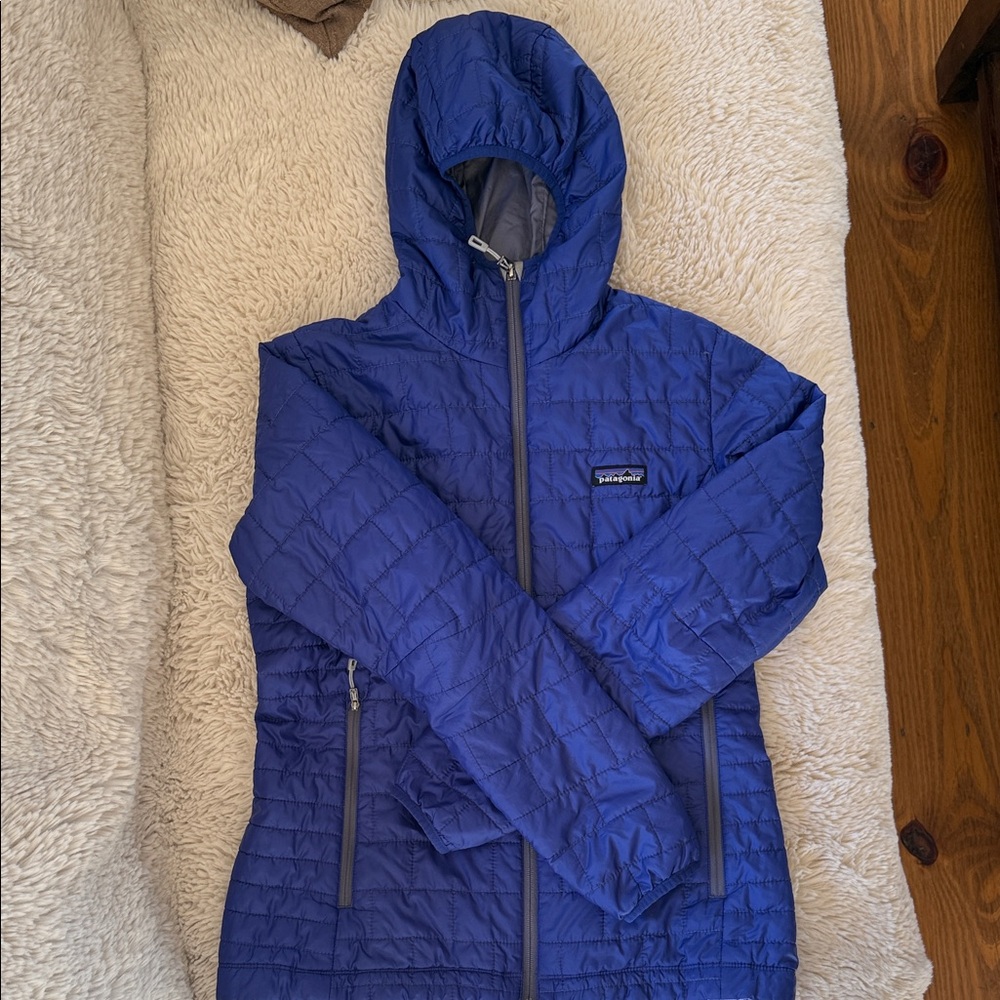 Patagonia Vibrant Blue Quilted Jacket